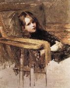 John William Waterhouse The Easy Chair oil painting artist